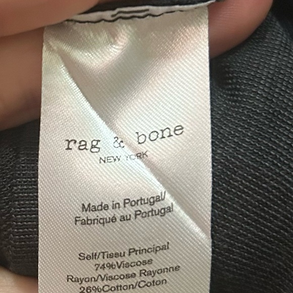 Rag & Bone Black and White Penny Dress - Picture 6 of 6